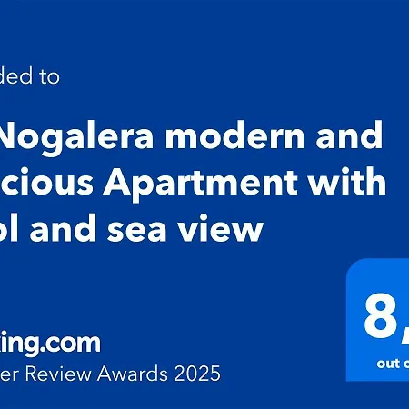 La Nogalera Modern And Spacious With Pool And Sea View Appartement