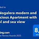 La Nogalera Modern And Spacious With Pool And Sea View 아파트