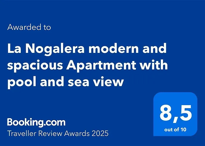 La Nogalera Modern And Spacious With Pool And Sea View Apartamento